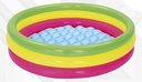 PISCINA INFLABLE PARA BEBES DE COLORES 102*25CM