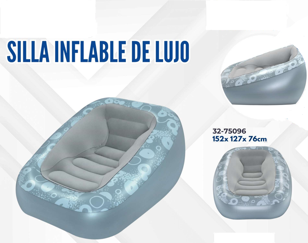 SILLA INFLABLE DE LUJO 152*127*76CM