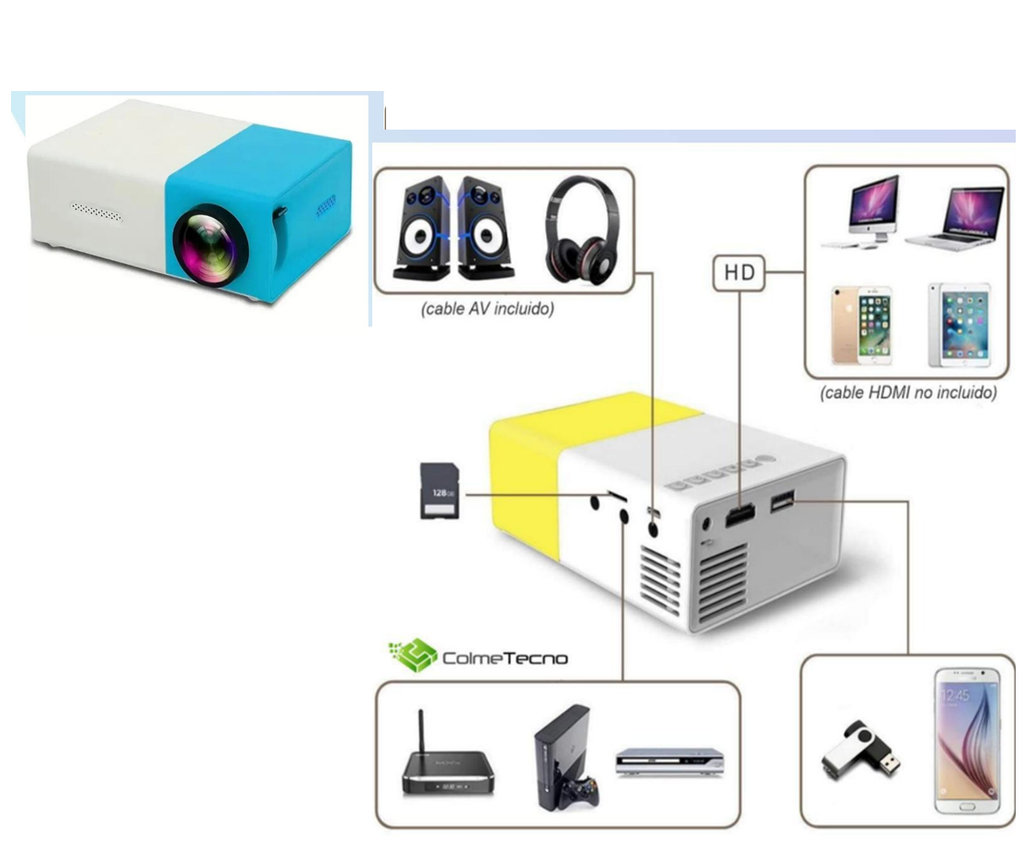 MINIPROYECTOR PORTATIL