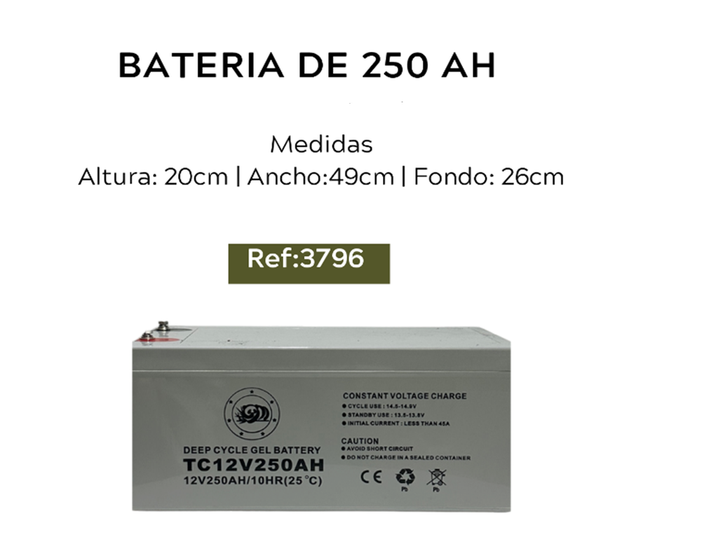 BATERÍA 250AH