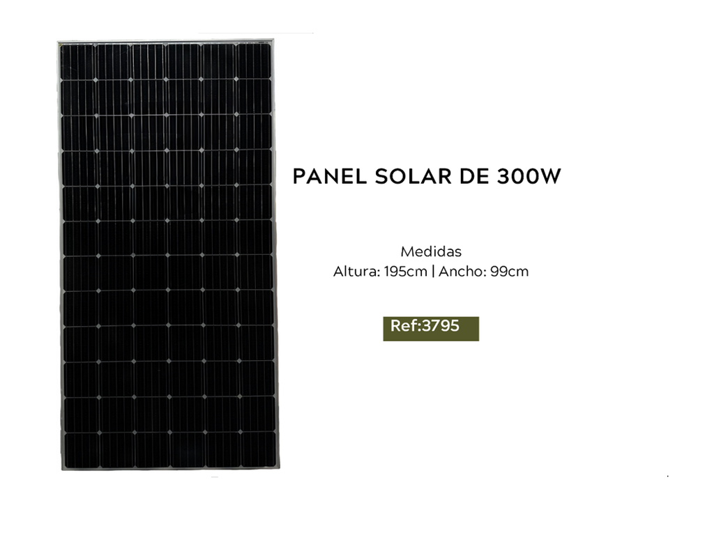 PANEL SOLAR 300W
