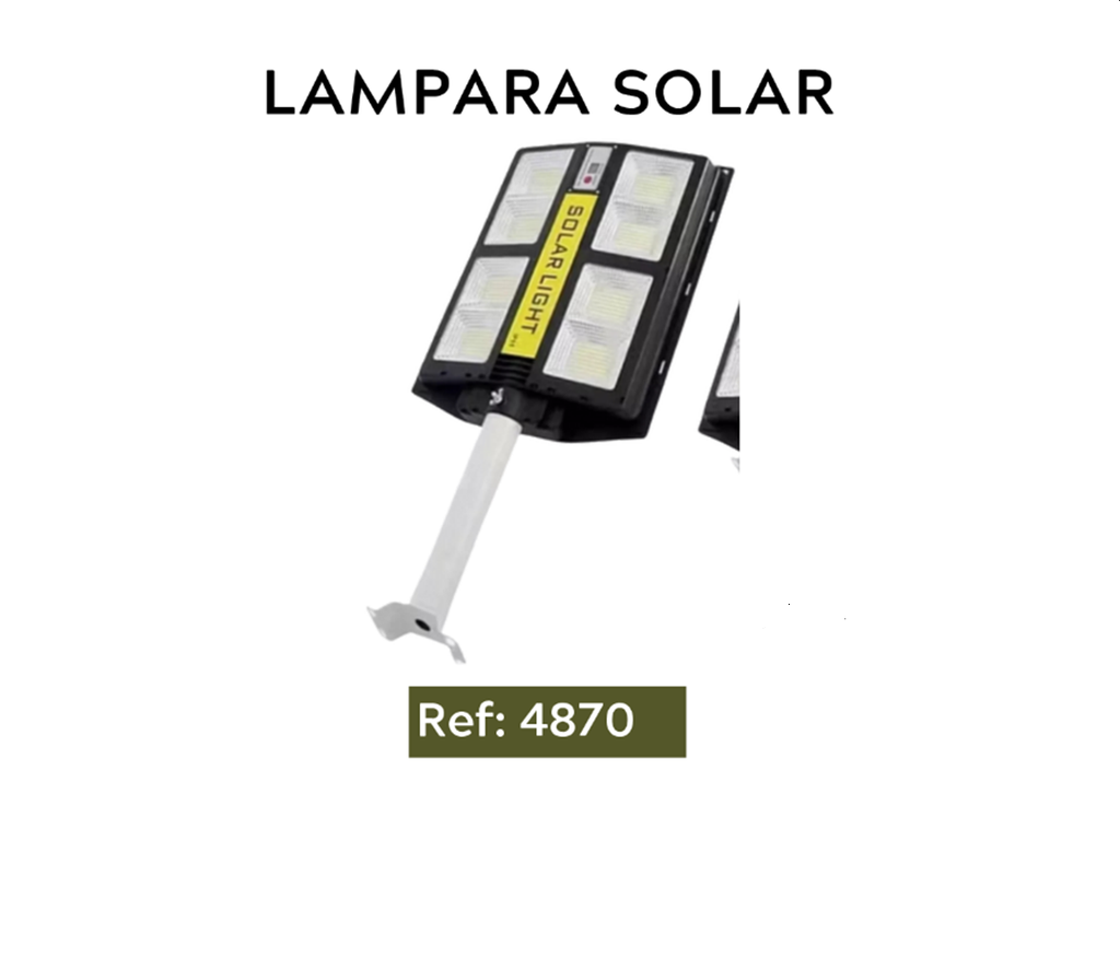 LÁMPARA SOLAR 300W