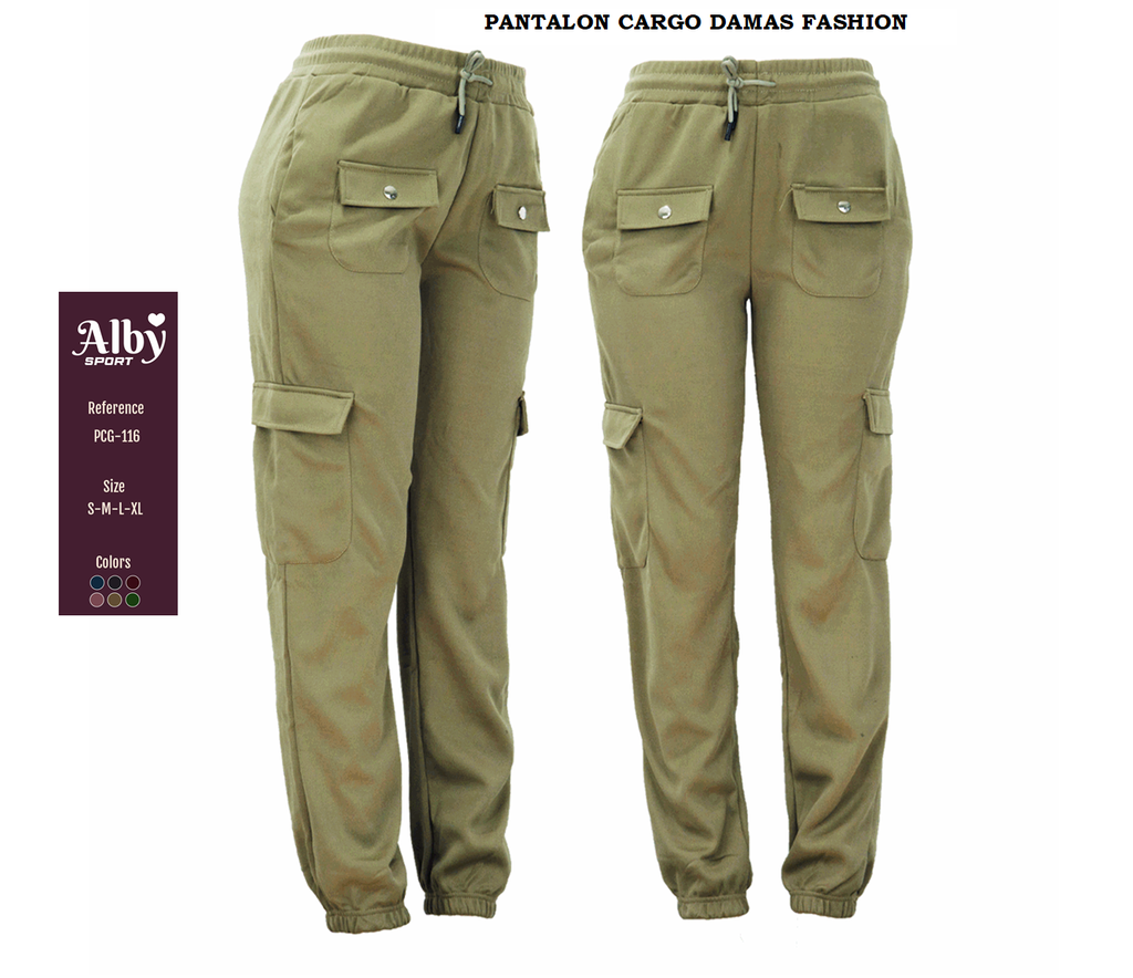 PANTALON CARGO DAMAS FASHION