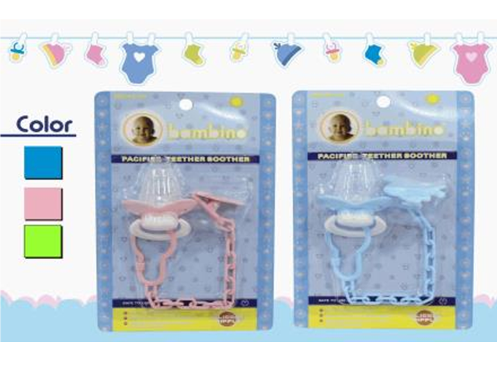 CHUPONES P/BEBE CON CADENA