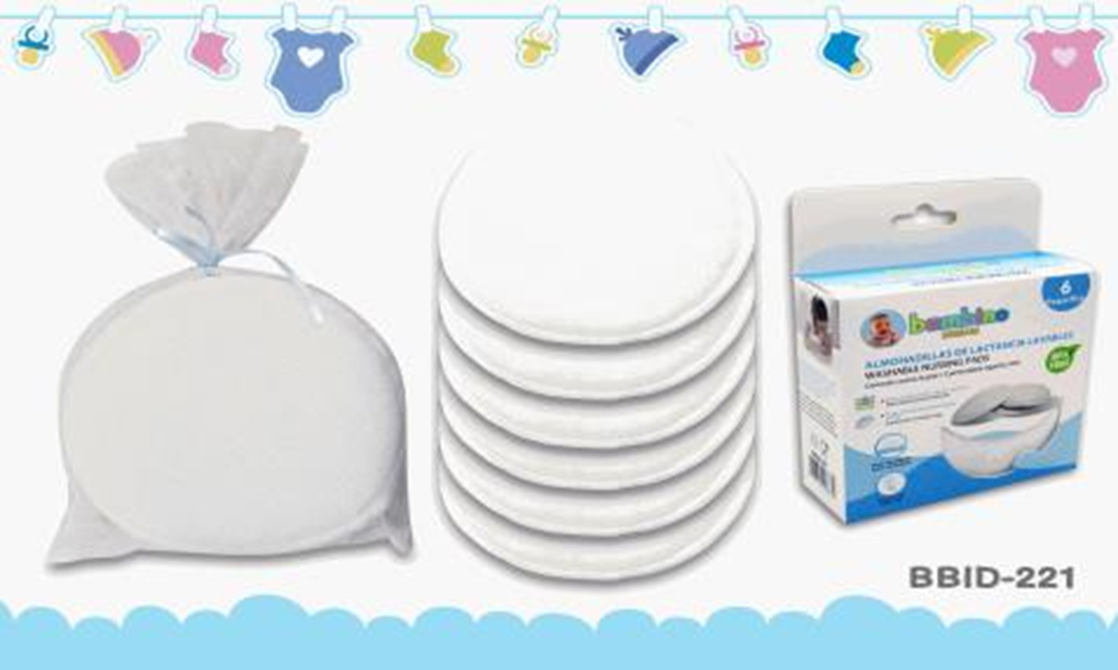 ALMOHADILLAS PARA PECHO 8PZAS