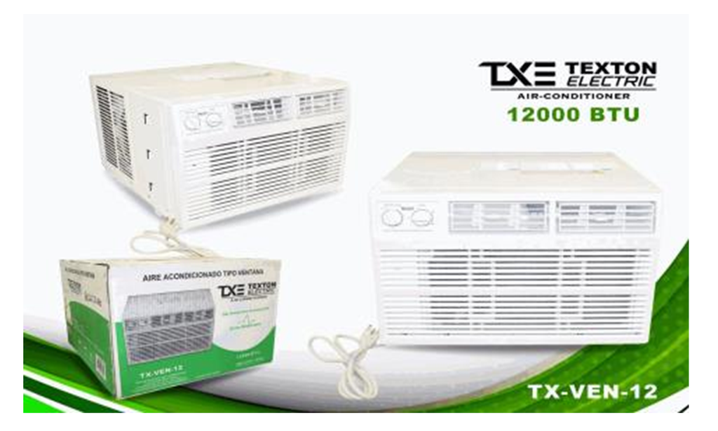 AIRE ACONDICIONADO DE VENTANA DE 12K BTU