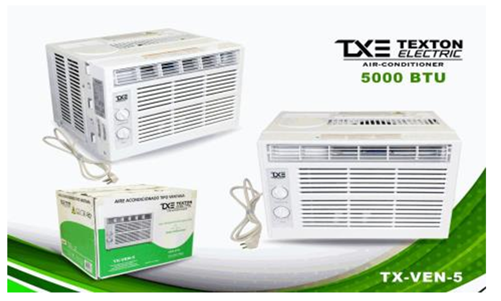AIRE ACONDICIONADO VENTANA 5K BTU 120v/60hz