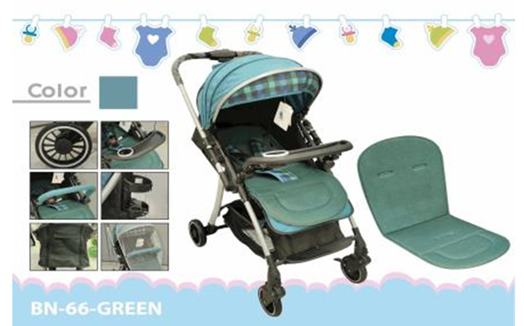 COCHE P/BEBE VERDE