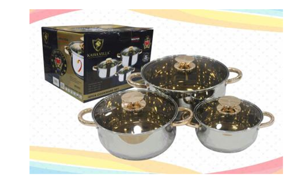 SET CALDEROS 6 PZA 16,20,24