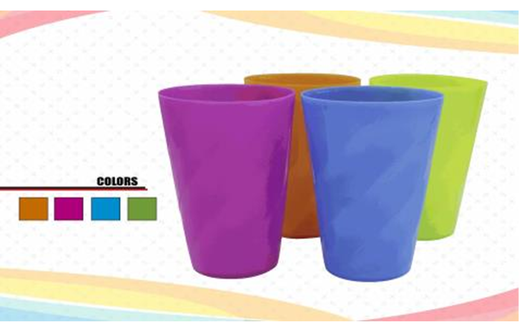 VASO PLASTICO 4PCS