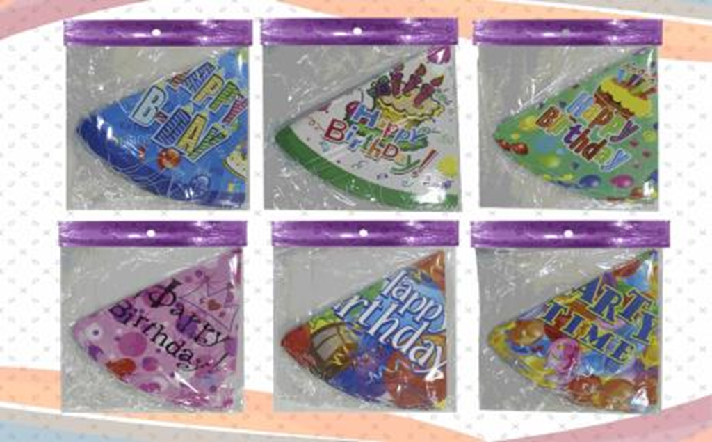 SOMBRERO P/FIESTAS 6PCS SET