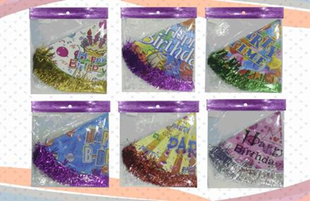SOMBRERO P/FIESTAS 6PCS SET