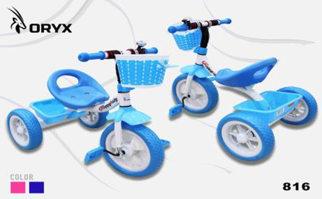 TRICICLO AZUL Y ROSADO