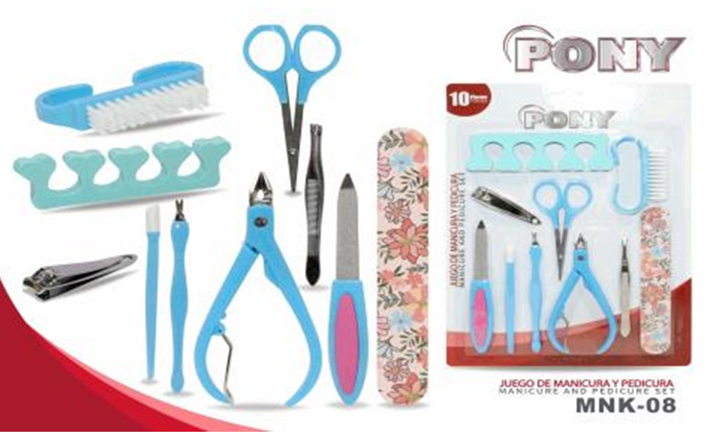 MANICURE SET 10/PZA