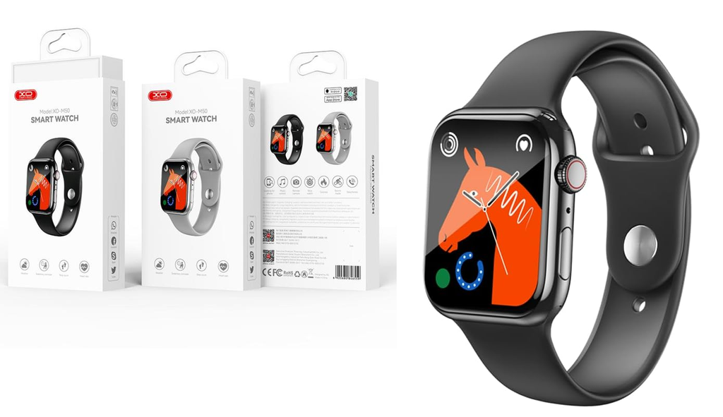 SMART WATCH M50 PRO NEGRO, PLATA