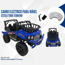 CARRO ELECTRICO PARA NIÑOS COLOR AZUL