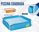 PISCINA CUADRADA 122*122*30.5CM