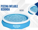 PISCINA INFLABLE REDONDA 305*66CM