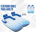 FLOTADOR DOBLE PARA ADULTO 196*193CM