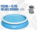 PISCINA+FILTRO INFLABLE REDONDA 366*76CM