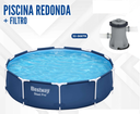 PISCINA+FILTRO REDONDA STEEL PRO MAX 10'