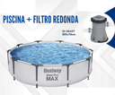 PISCINA+FILTRO  REDONDA STEEL PRO MAX 305*76CM