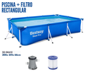 PISCINA+FILTRO RECTANGULAR 300*201*66CM