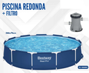 PISCINA+FILTRO REDONDA STEEL PRO MAX 12'
