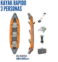 KAYAK RAPIDO 3PERSONAS 381*100CM