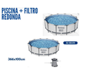 PISCINA+FILTRO REDONDA STEEL PRO MAX 366*100CM