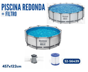 PISCINA+FILTRO REDONDA STEEL PRO MAX