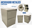 ARCHIVADOR METALICO 2 GAVETAS BEIGE