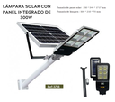LÁMPARA SOLAR CON PANEL INTEGRADO DE 300 W