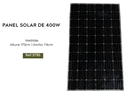 PANEL SOLAR 400W