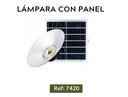 LÁMPARA CON PANEL