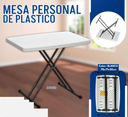 MESA PERSONAL DE PLASTICO BLANCO ESP 4CM 77.5X50 AK-76B