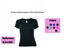 BLUSA FASHION MANGA CORTA MICROFIBRA