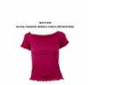 BLUSA FASHION MANGA CORTA MICROFIBRA