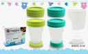 VASOS P/ALMACENAR LECHE 9oz 6pzas