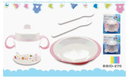 SET DE CUBIERTOS Y PLATO P/BEBE