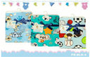 MANTA P/BEBE VARON ESTAMPADA CON PITO