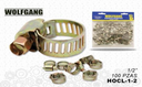 ABRAZADERAS 1/2" 100/Pza ANCHO:8MM