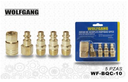 ACOPLADORES DE LATON PARA MANGUERA NEUMATICA SET 5 PCS