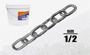 CADENAS METALICAS 1/2" 25kg 9m