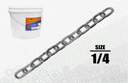 CADENAS METALICAS 1/4" 25kg 30.5m